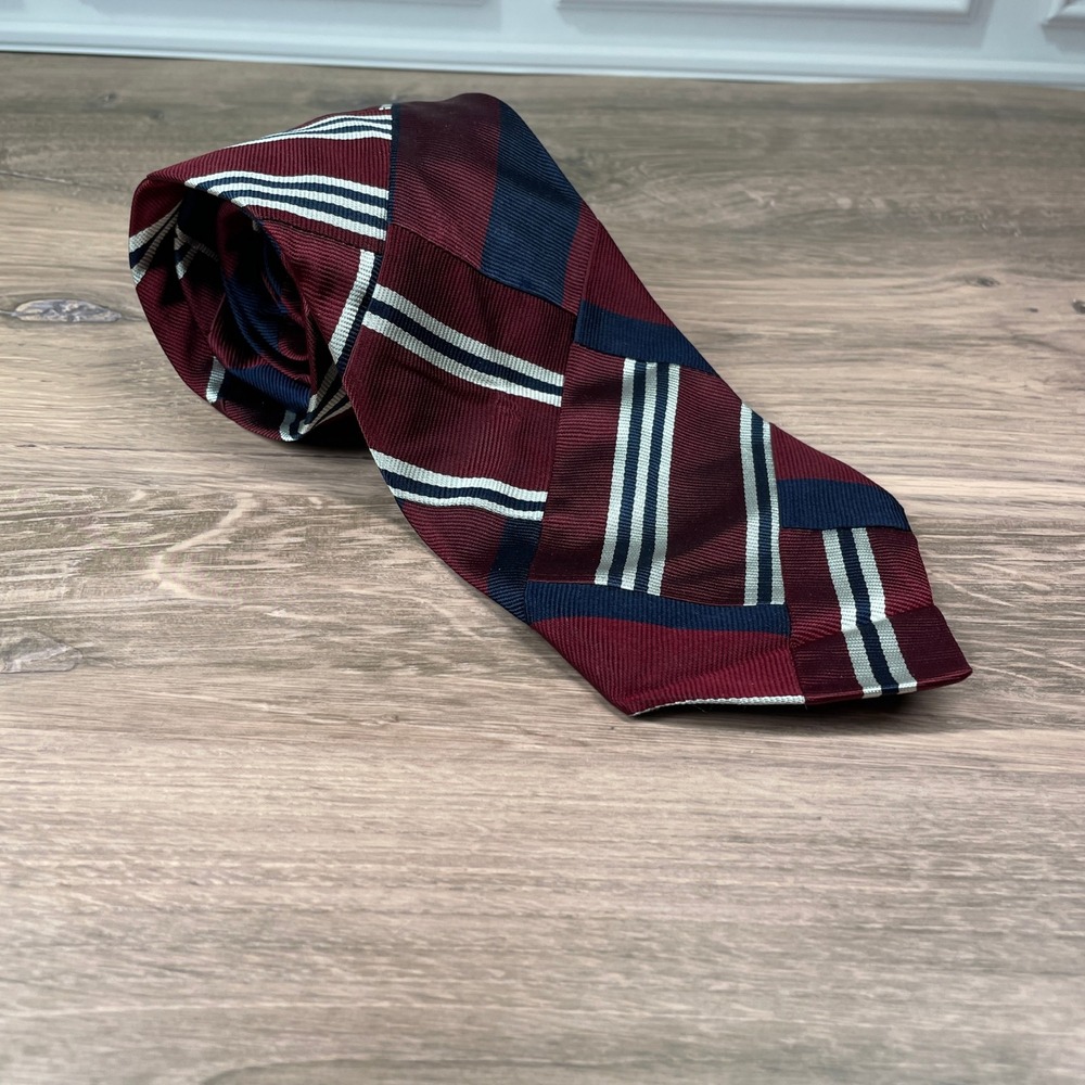 Robert Talbott Best of Class‎ for Nordstrom Mens Burgundy Necktie USA Silk